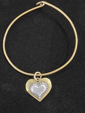 Jeep Collins Heart Bangle/Cuff